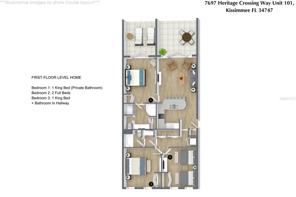 7697 HERITAGE CROSSING WAY #101 Reunion, FL 34747