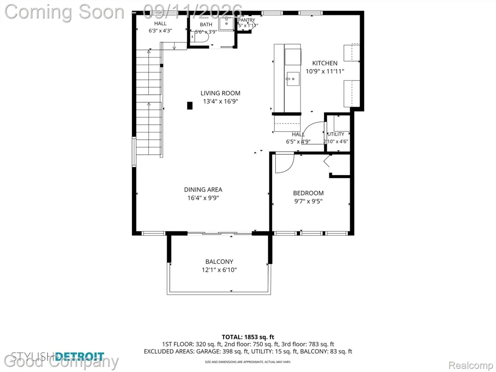 155 Gladstone Street Detroit City, MI 48202