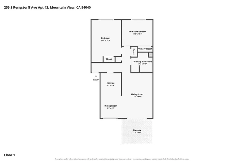 255 S Rengstorff Avenue #42 Mountain View, CA 94040
