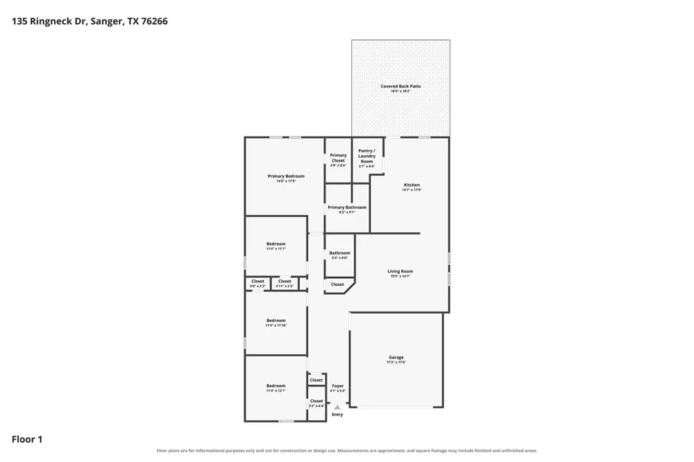 135 Ringneck Drive Sanger, TX 76266