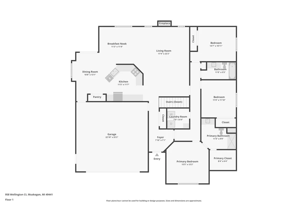 958 W Wellington Court Muskegon, MI 49441
