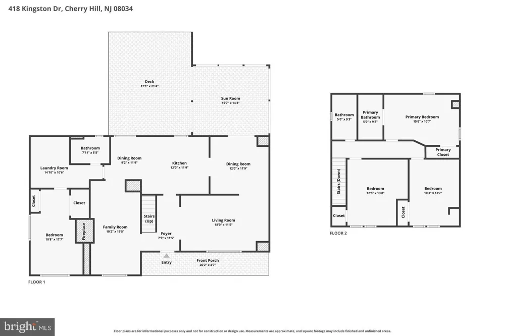 418 KINGSTON DRIVE Cherry Hill, NJ 08034