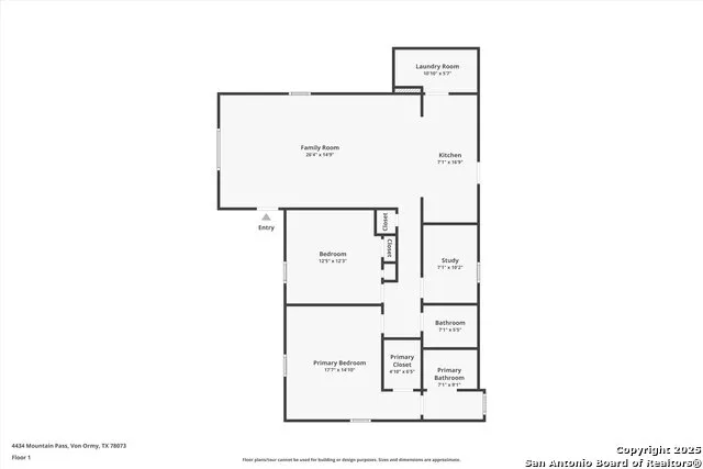 4434 Mountain Pass Von Ormy, TX 78073