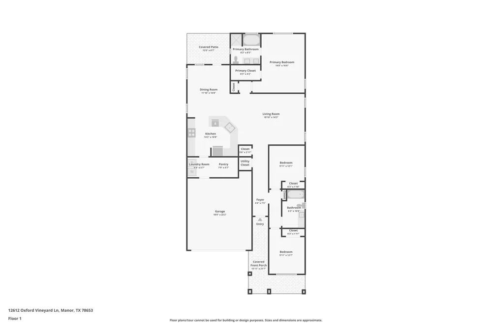 12612 Oxford Vineyard Lane Manor, TX 78653
