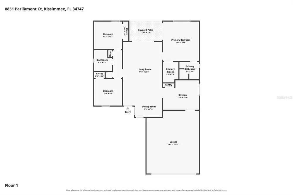8851 PARLIAMENT COURT Kissimmee, FL 34747
