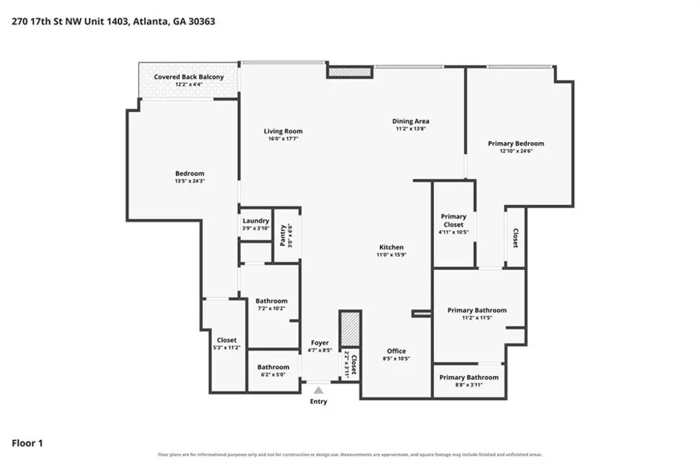 270 17th Street NW #1403 Atlanta, GA 30363