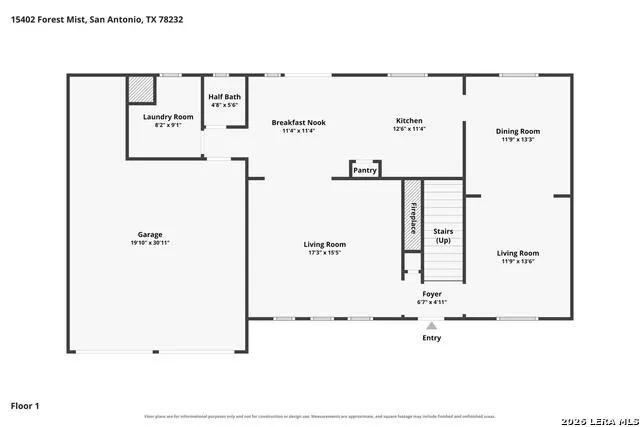 15402 Forest Mist San Antonio, TX 78232