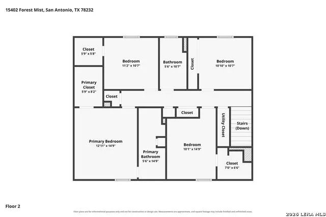 15402 Forest Mist San Antonio, TX 78232