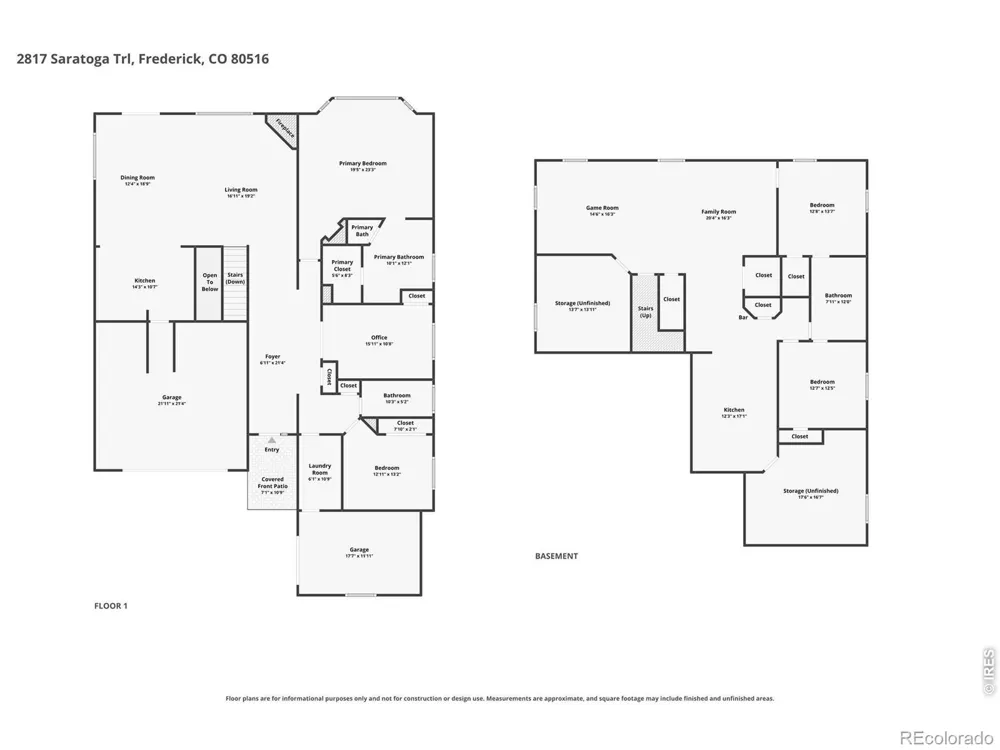 2817 Saratoga Trail Frederick, CO 80516
