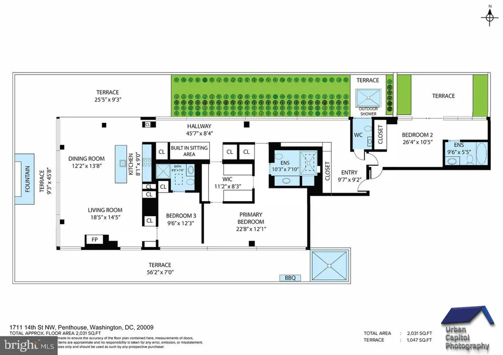 1711 14TH STREET NW #PENTHOUSE Washington, DC 20009