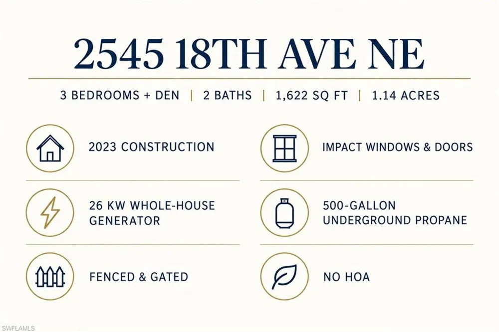 2545 18th Avenue NE Naples, FL 34120