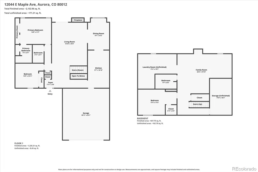 12044 E Maple Avenue Aurora, CO 80012
