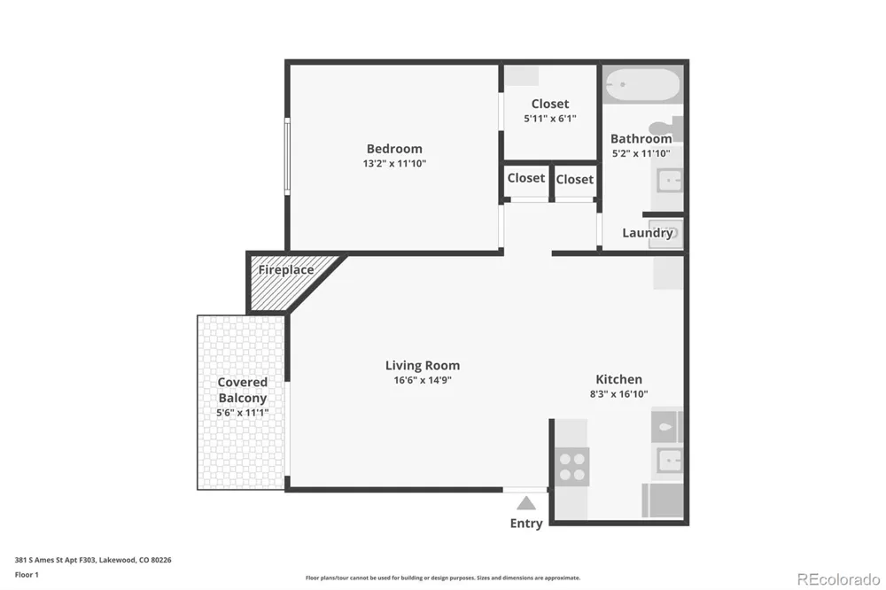 381 S Ames Street #F303 Denver, CO 80226