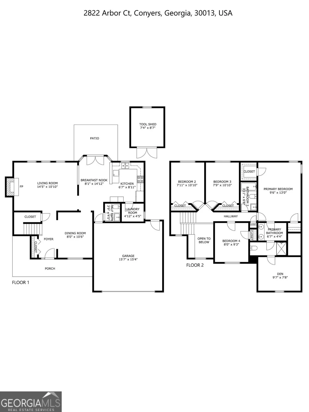 2822 Arbor CT SE Conyers, GA 30013