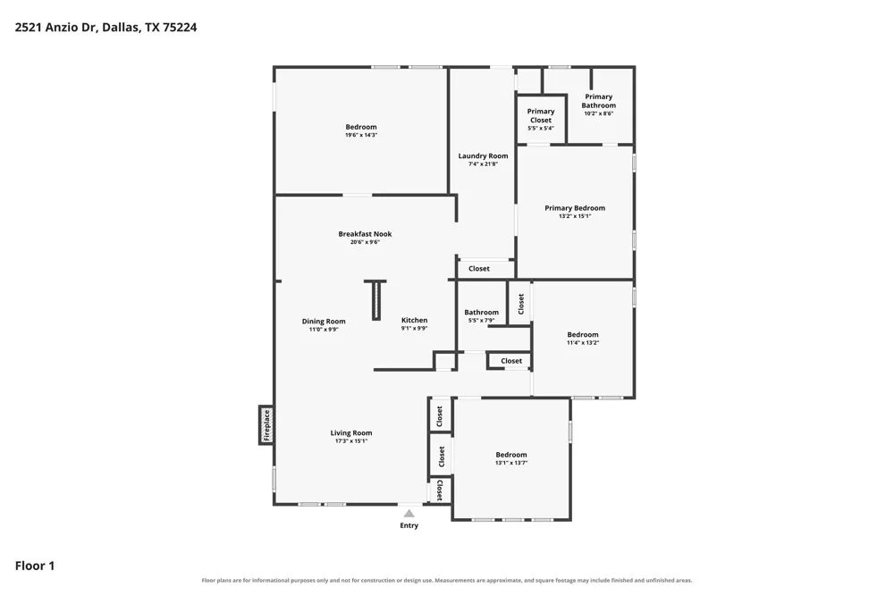 2521 Anzio Drive Dallas, TX 75224