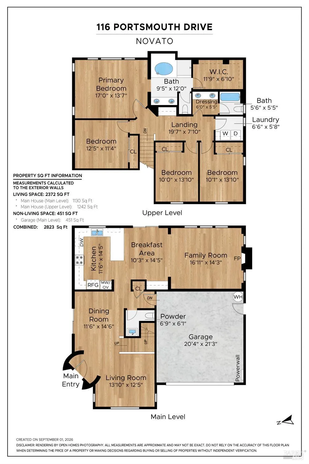 116 Portsmouth Drive Novato, CA 94949