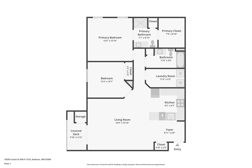 15550 Linnet Street NW #1-210 Andover, MN 55304
