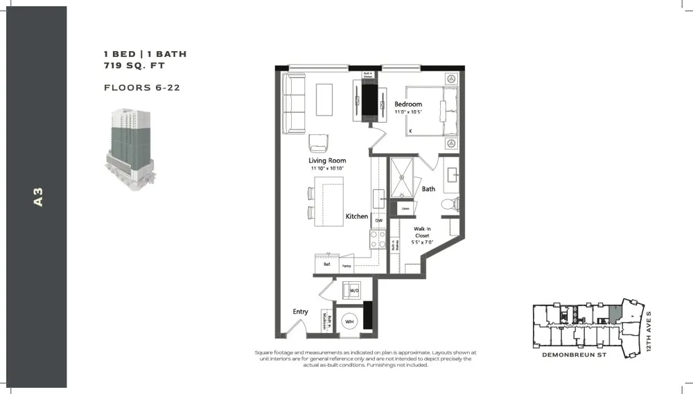 1212 Demonbreun St #1811 Nashville, TN 37203