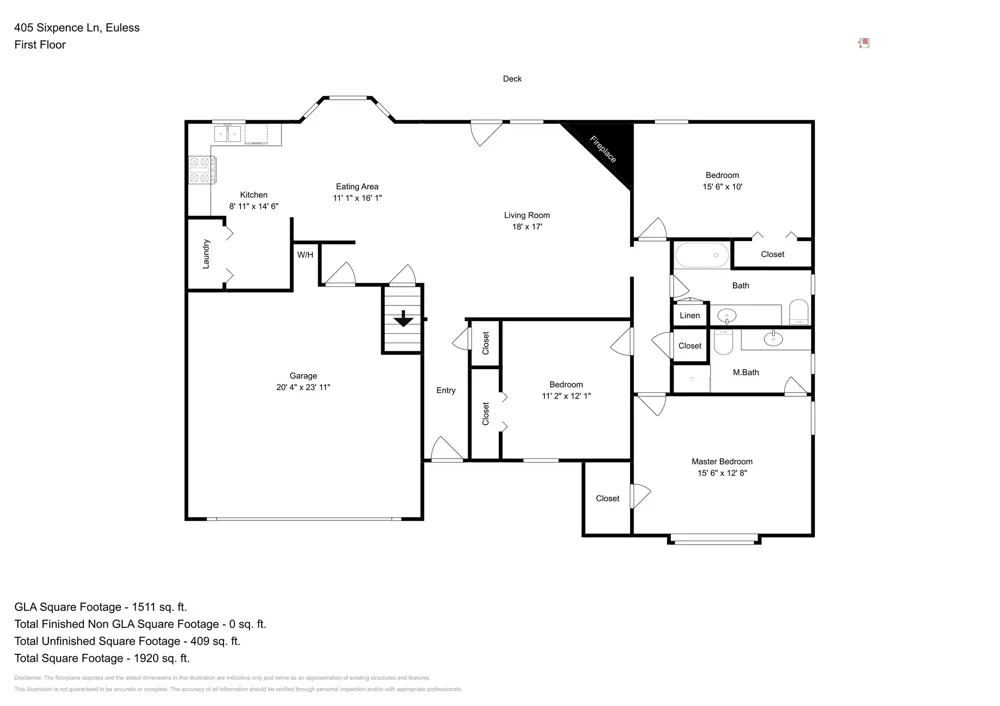 405 Sixpence Lane Euless, TX 76039