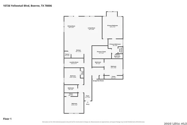 10726 YELLOWTAIL BLVD Boerne, TX 78006