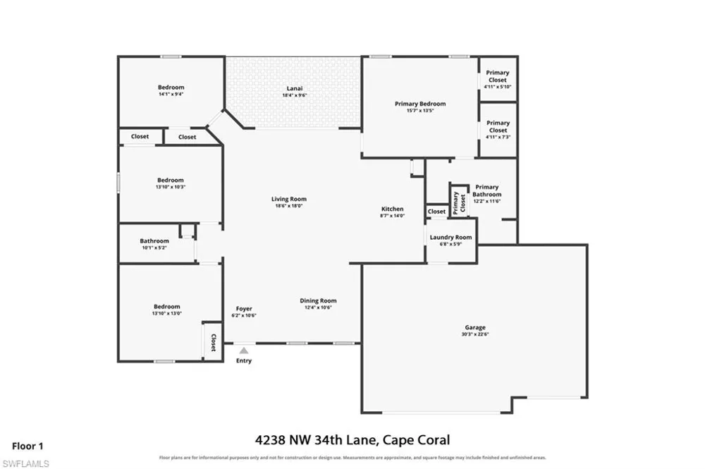 4238 NW 34th Lane Cape Coral, FL 33993