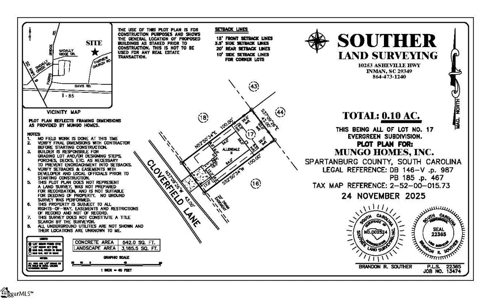 182 Cloverfield Lane Spartanburg, SC 29303