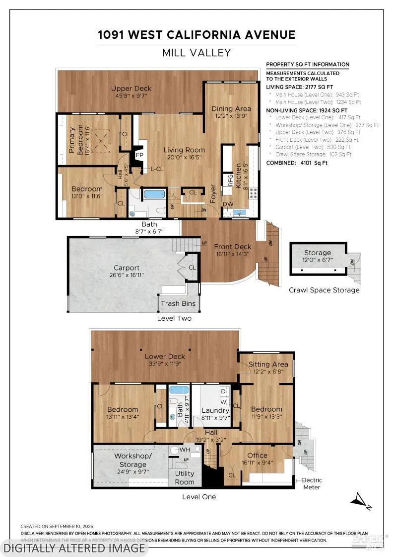 1091 W California Avenue Mill Valley, CA 94941