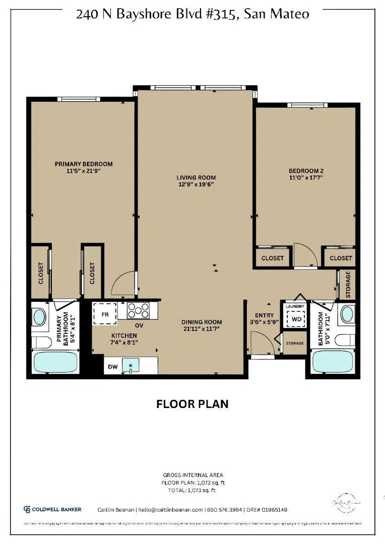 240 Bayshore Boulevard #315 San Mateo, CA 94401