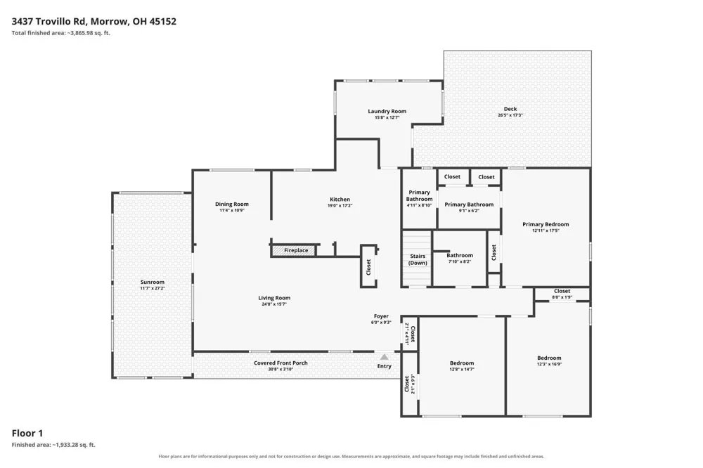 3437 Trivillo Road Morrow, OH 45152
