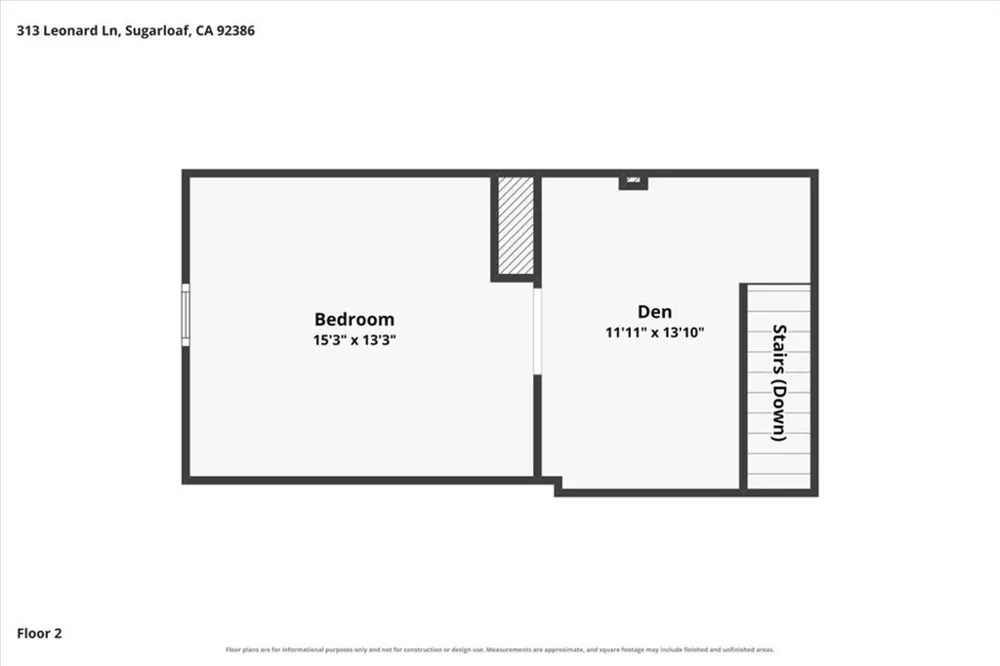 313 Leonard Sugarloaf, CA 92386