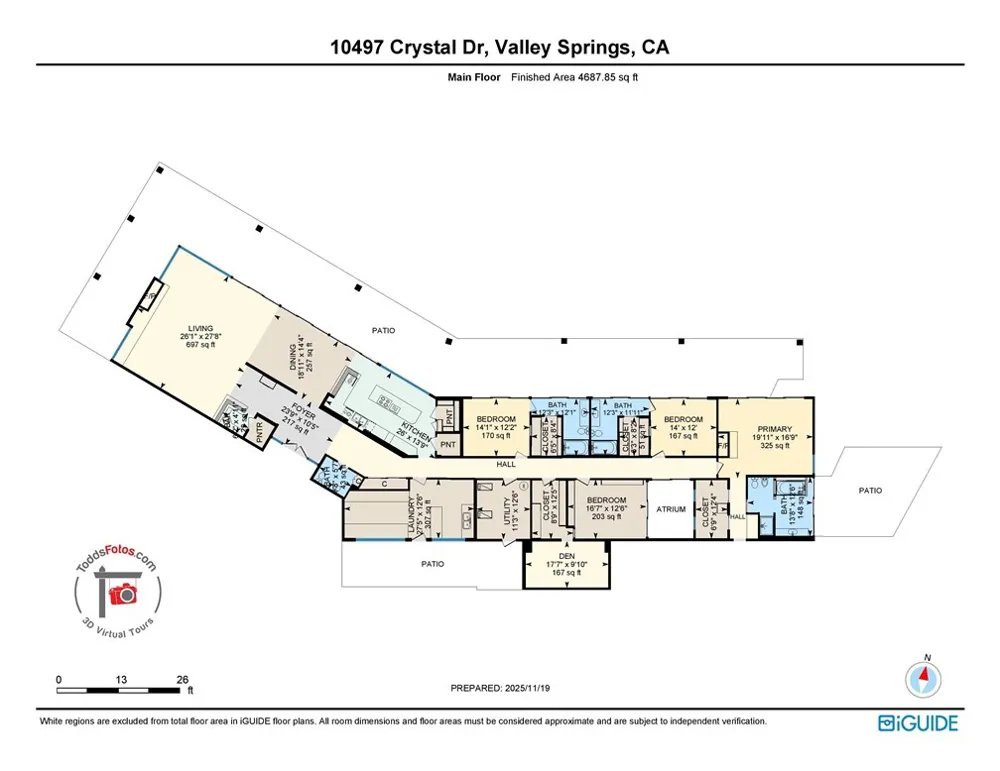 10497 Crystal Wallace, CA 95254