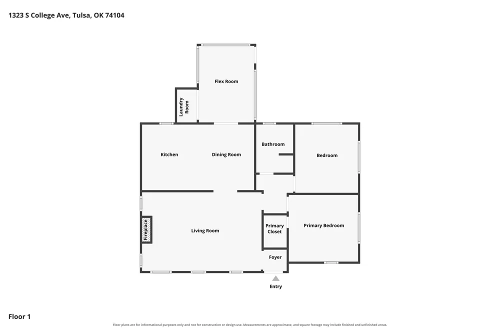 1323 S College Avenue Tulsa, OK 74104