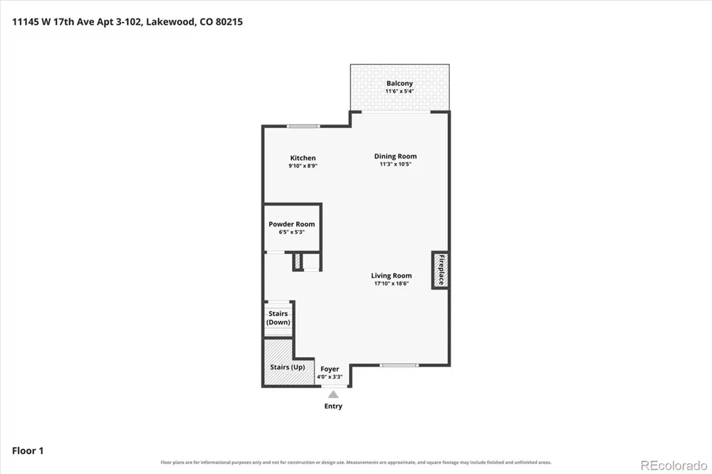 11145 W 17th Avenue #102 Lakewood, CO 80215