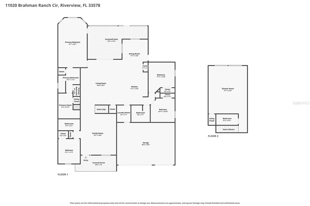 11020 BRAHMAN RANCH CIRCLE Riverview, FL 33578