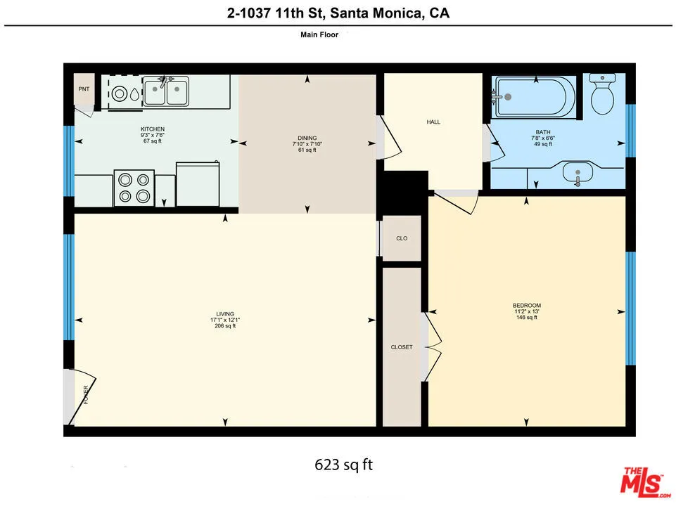 1037 11th Street #2 Santa Monica, CA 90403