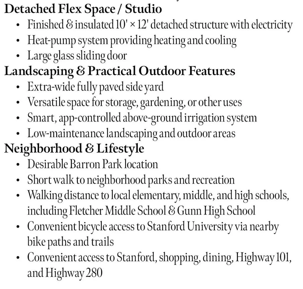 3990 Laguna Avenue Palo Alto, CA 94306