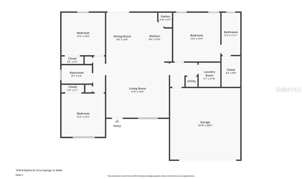 1476 W SKYLINE DRIVE Citrus Springs, FL 34434
