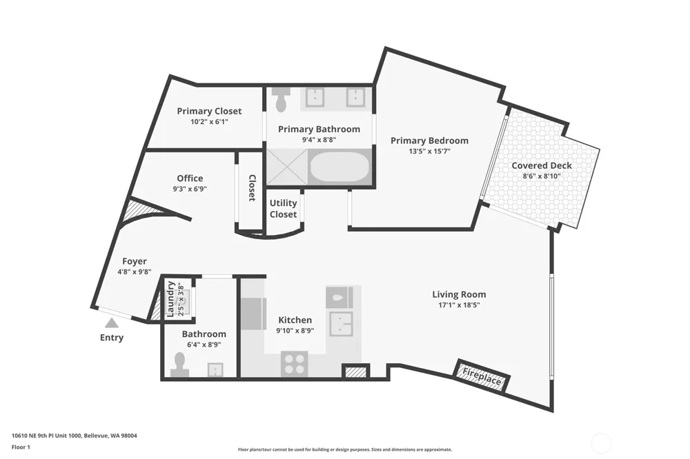 10610 NE 9th Place #1206 Bellevue, WA 98004