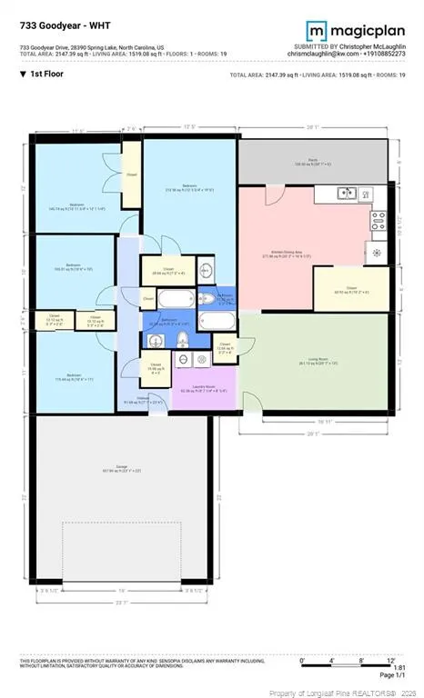 733 Goodyear Drive Spring Lake, NC 28390