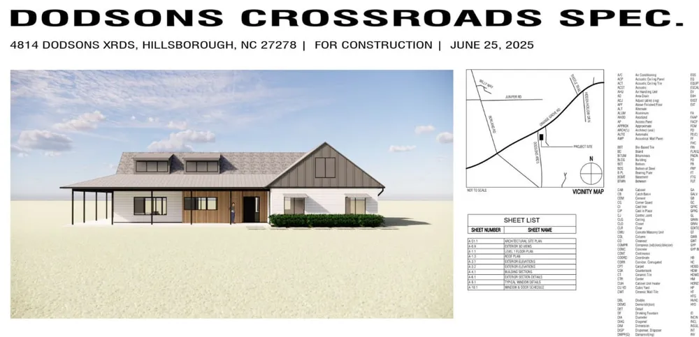 4814 Dodsons Crossroad Hillsborough, NC 27278