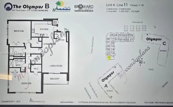 600 Three Islands Blvd #311 Hallandale Beach, FL 33009