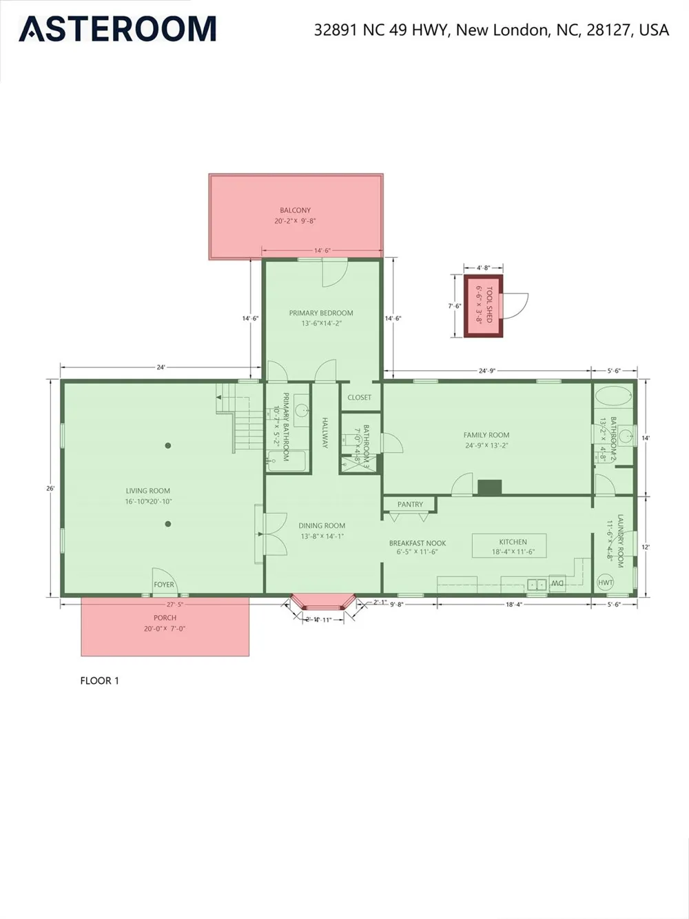 32891 Nc 49 Highway New London, NC 28127