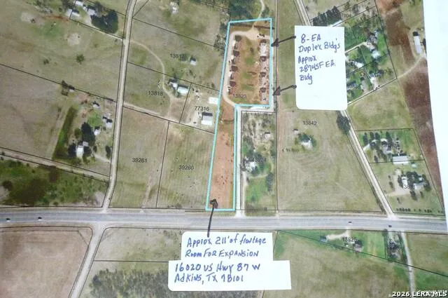 16020 US HIGHWAY 87 Adkins, TX 78101