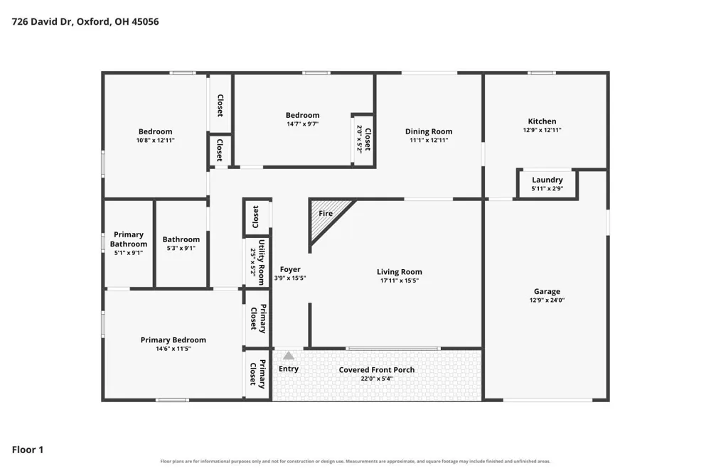726 David Drive Oxford, OH 45056