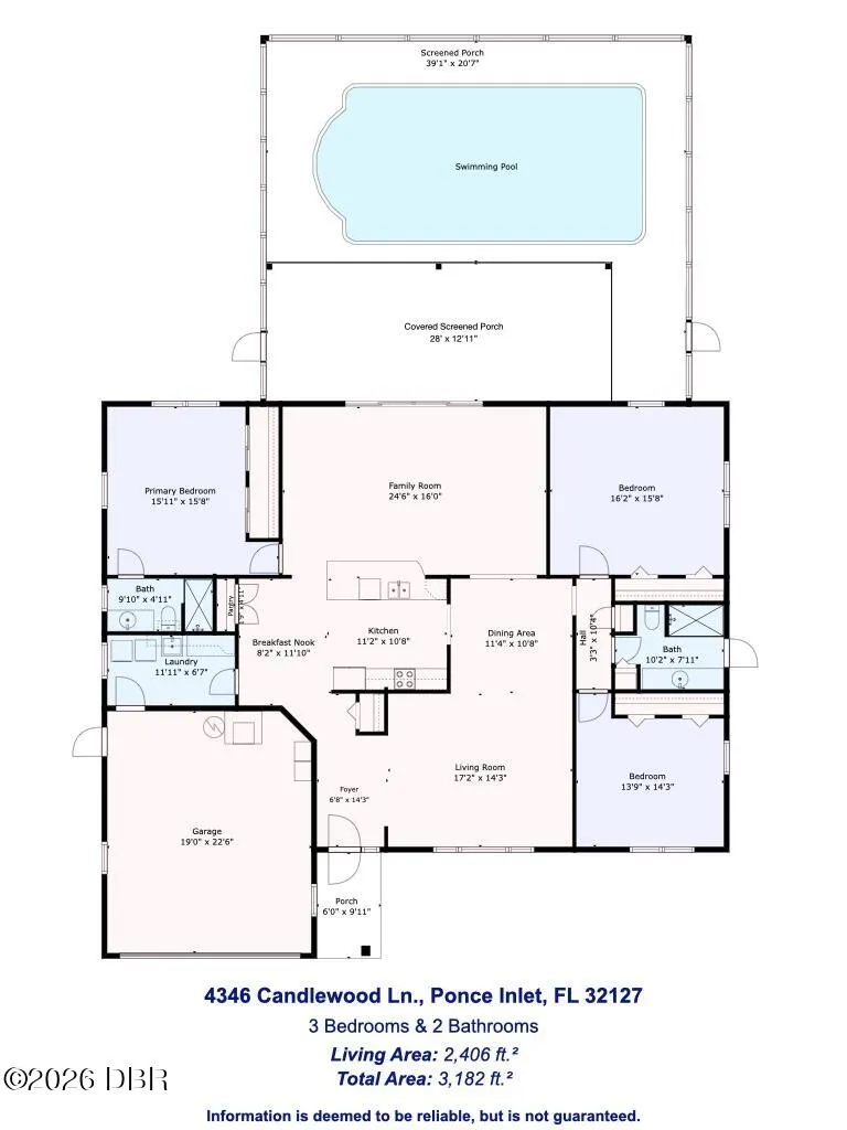 4346 Candlewood Lane Ponce Inlet, FL 32127