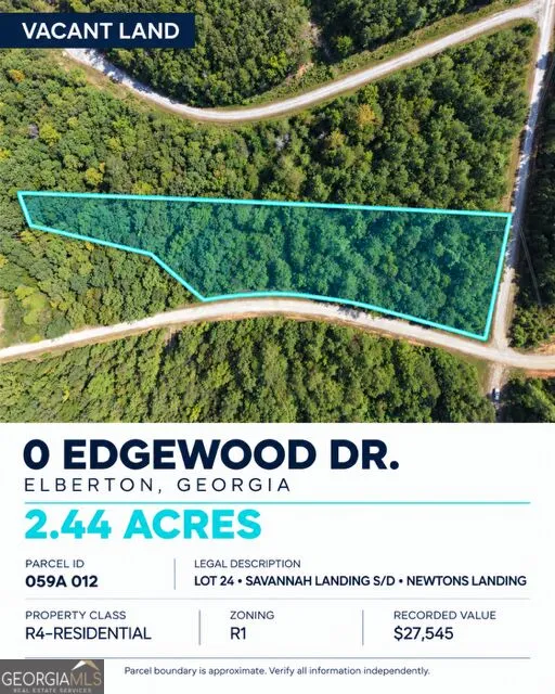 24 Edgewood Tr. Elberton, GA 30635