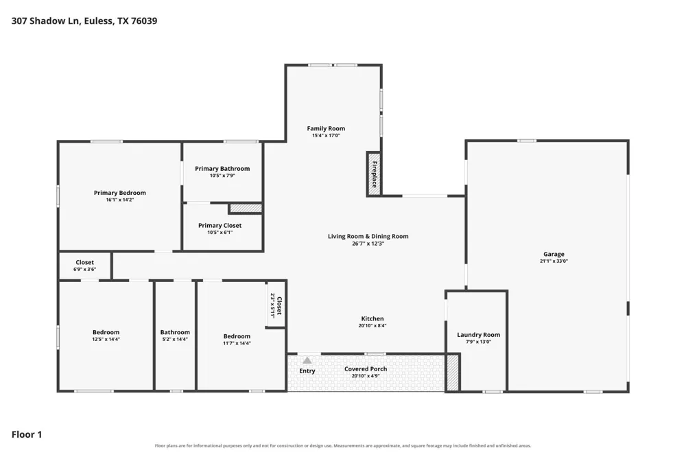 307 Shadow Lane Euless, TX 76039