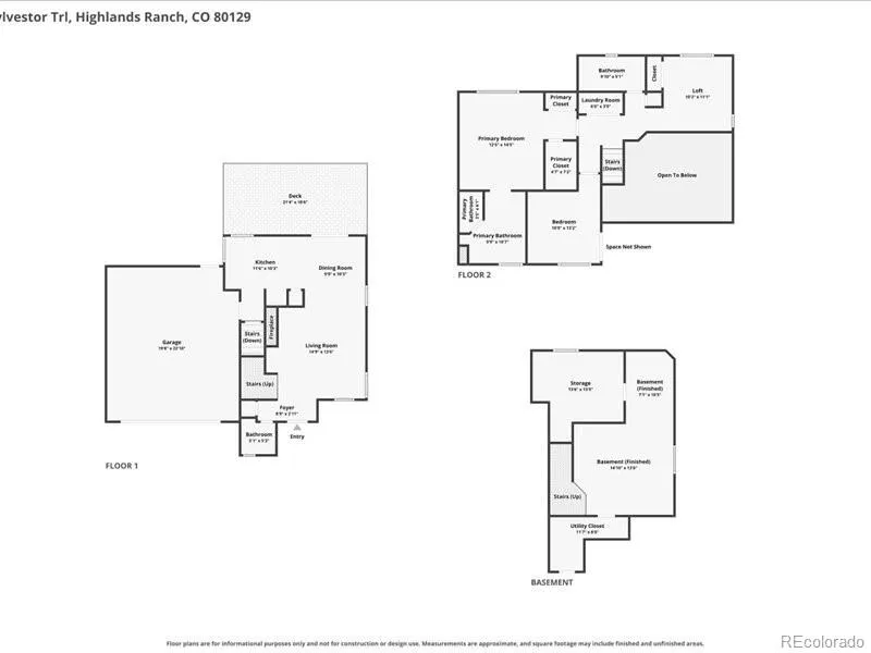 438 Sylvestor Trail Highlands Ranch, CO 80129