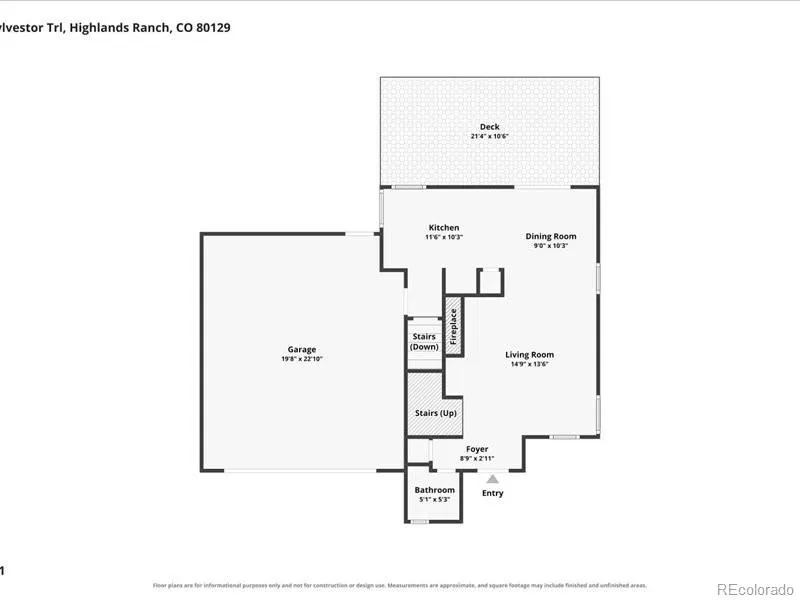 438 Sylvestor Trail Highlands Ranch, CO 80129