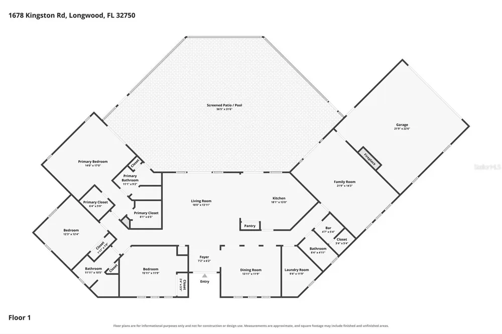 1678 KINGSTON ROAD Longwood, FL 32750